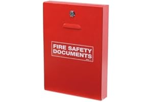 FIREPROTECTIONSHOP Slimline Fire Document Holder with Key Lock