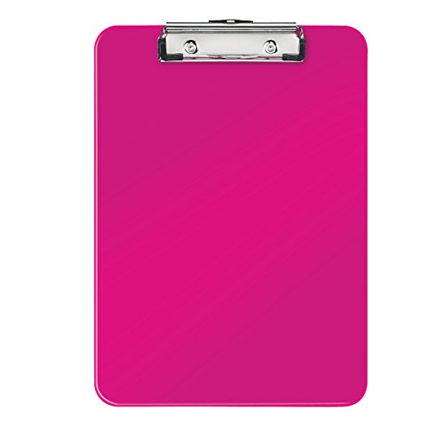 Preisvergleich Produktbild Leitz 39710023 Klemmbrett WOW, A4, PS, pink metallic
