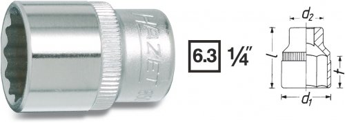 Preisvergleich Produktbild HAZET 850Az-9 / 32 Doppel-Sechskant Steckschlüssel-Einsat