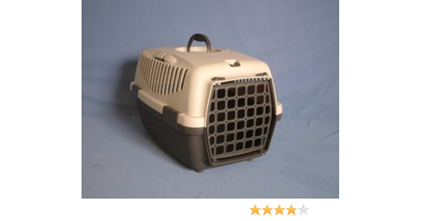 large plastic pet carrier