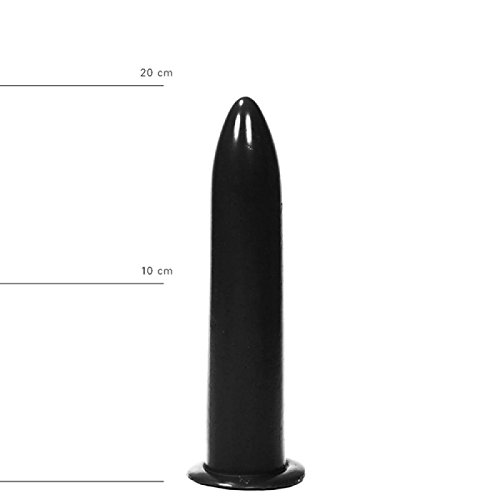 Preisvergleich Produktbild Anal-Dildo - 19 cm lang Schwarz All Black