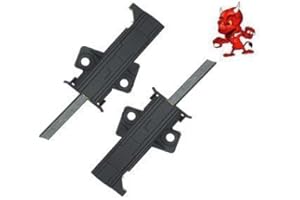 MASCHINEN-TEUFEL Escobillas de carbón Motor escobillas de carbón adecuado para AEG LAVAMAT 6553 SENSORTRONIC con soporte L