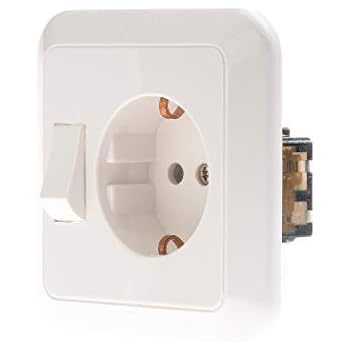 Legrand Doppelsteckdose Mit Erdung – Französisches Modell, 16 A, 3680 W, Weiß