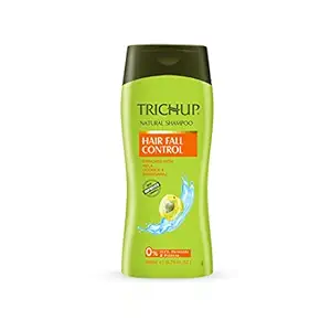 Trichup Hair Fall Control Herbal Shampoo - Enriched Amla, Licorice & Bhringaraj - Help to Reduce Hair Fall & Thinning Hair (200ml)