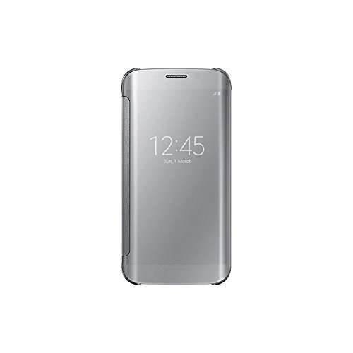 Samsung Clear View Cover - Funda para Samsung Galaxy S6 edge color plata Samsung Clear View Cover - Funda para Samsung Galaxy S6 edge color plata