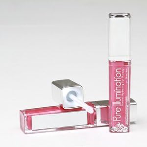 The Lano Company Lip Gloss - Pure Illumination - Party Girl Pink - Push Button (0.3 Oz)
