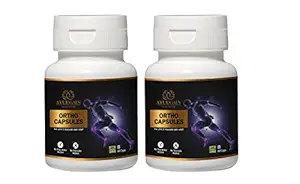 Ayuugain Ortho Capsules For Joint, Back, Knee, Shoulder, Muscular Pain Relief for Men and Women with Ashwagandha, Stavar, Mithi Suranjan, Ajmol, Indrayan etc. 60 Capsules (Pack of 2)