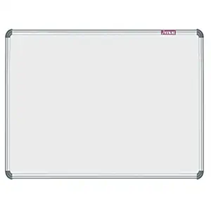 Jaykal Non-Magnetic (45x60 cm) Whiteboard and Greenboard Double Sided Board, Chalkboard and White Board for Kids, Office, Home and School, Lightweight Aluminium Frame - 1.5x2 Feet (Pack of 1)