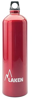Laken Bouteille Futura de Laken avec bouchon à vis et goulot étroit 1,5 L Rouge