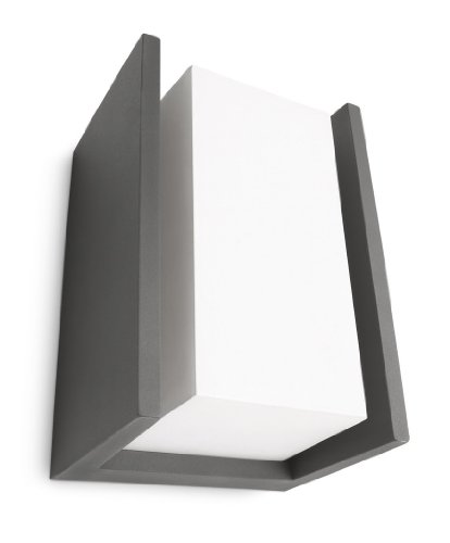 Philips myGarden Wandleuchte Bridge, 15W energiesparend, Höhe 21 cm, anthrazit, 163519316 - 3