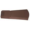 10 x Brown Easy-Trim Verge U Dry Fix Ridge Tile System | Gable End Plastic Roof Capping |
