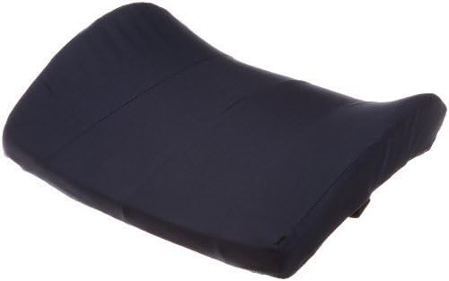 Hermell Products Bucketseat Lumbar Cushion with Navy Polycotton Zippered Cover and Strap by Hermell