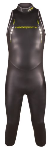 NeoSport pour Homme John 5/3 mm plongée de Triathlon, Homme, Noir/Vert anis