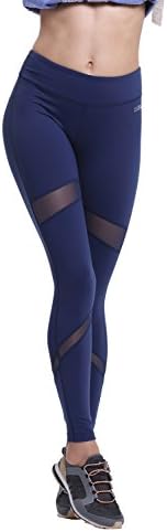 ZOANO Womens Activewear Mesh Leggings Workout Pants