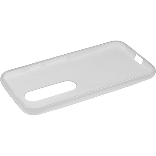 PhoneNatic Funda de silicona para Motorola Moto G 2015 3  Generation - X-Style transparente - Cover Cubierta   protector de pantalla