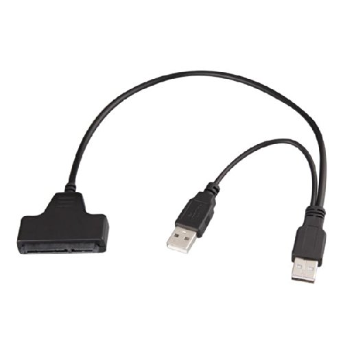 Easy Provider USB 2.0 auf SATA 7+15 Pin Adapter Kable f. 2.5″ HDD Festplatten - 3