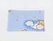 Pram, cot, crib PILLOWCASE approx. 25x35cm, nursery bedding, toddler, baby (pattern: bears in heaven_blue)