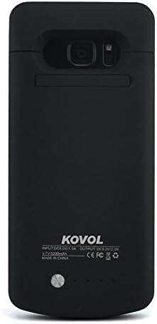 KOVOL Battery Charger Case 5200 mAh for Samsung Galaxy S7 Edge Portable Ultra Slim Backup Charging Case (Black)