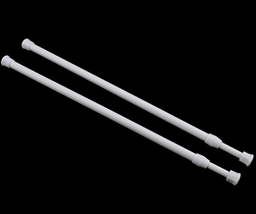 40-70cm Klemmstange Gardinenstange Klemmfix Gardinen Fenster Scheiben Tür Klemmen Stange - 2