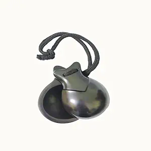 Professional Ebony Castanets, Hand Held, 2 Pair