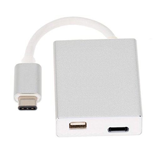 chenyang usb-c USB 3.1 Typ C auf Mini DisplayPort DP & USB OTG & usb-c Buchse Ladegerät Adapter für Laptop und MacBook