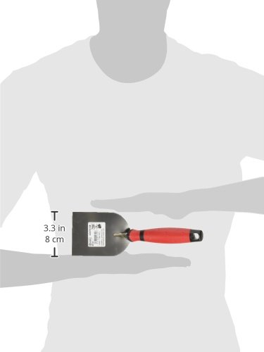 Connex COX781138 Stukkateurspachtel, rostfrei, 2-Komponenten-Griff, Breite 80 mm - 2