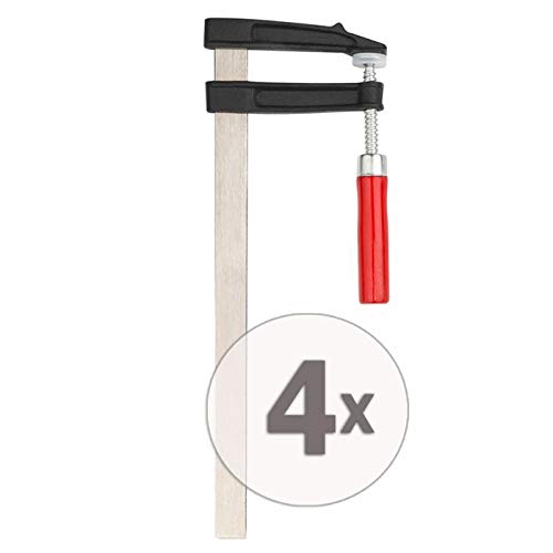 Preisvergleich Produktbild Gardopia Sparpaket: Brema Schraubzwinge 80x250 Temperguss 4 Stück