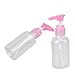 Pink 75ml Perfume Shampoo Lotion Liquid Cosmetic Clear Plastic Pressed Pump Spray Bottle Pack of 8