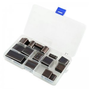 denshine 39 Form Stil Loch Locheisen Cutter Set Tool + 1 Kunststoff Fall - 3