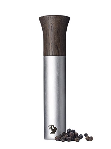 The Pepper Hill – Designer Pfeffermühlen „Gourmet“ im 3er-Set mit Edelstahl Mahlwerk – für jede Pfefferfarbe die richtige Pfeffermühle - 3