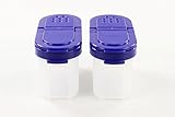 Original Tupperware TUPPERWARE (2) 120 ml Gewürz-Zwerge Gewürz Behälter Zwerge blau 10166