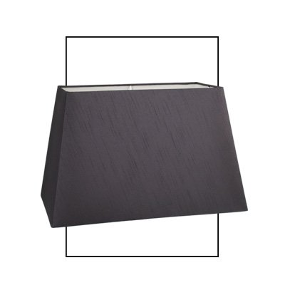 Schwarz 43,2 cm rechteckig Schatten de schwarz