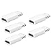 Produktbild Ouneed USB Adapter, 5 Pack USB-C Type-C to Micro USB Data Charging Adapter Datenladung Ladekabel für Samsung Galaxy Note 9 (Weiß)
