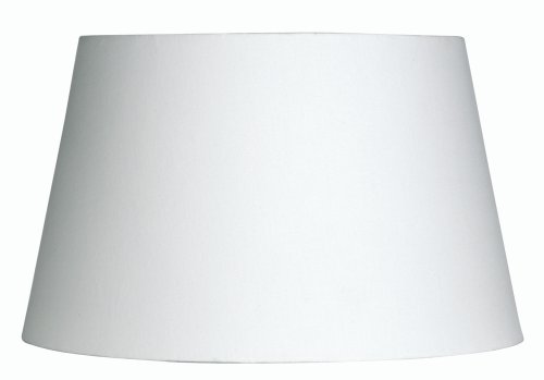 Oaks Lighting Lampenschirm aus Baumwolle, kegelstumpf form, 20 cm, weiß