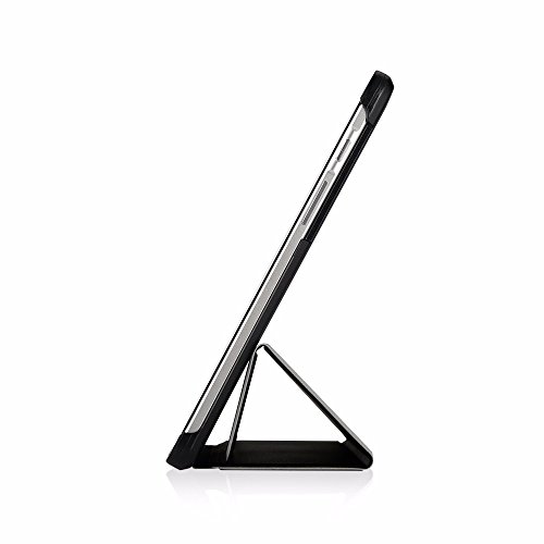 EasyAcc Huawei MediaPad M2 10.0 Hülle Case Tasche PU Leder zubehör hüllen für Huawei MediaPad M2 WiFi 25,4 cm (10 Zoll)/ Huawei MediaPad M2 Standard 25,4 cm (10 Zoll)/ Huawei MediaPad M2 LTE 25,4 cm (10 Zoll) Smart Cover mit Auto Sleep Wake up / Standfunktion (Schwarz, Kunstleder, Ultra dünn) - 6