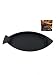Produktbild LAVA Cookware - Koch- & Bratwaren - Emaille & induktionsfähig - gusseiserne Servierplatte (25x15x2) fischförmig