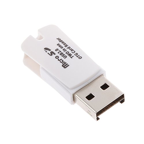 MagiDeal USB OTG Micro SD 2 In 1 Kartenleser Adapter für PC Smartphone Tablet