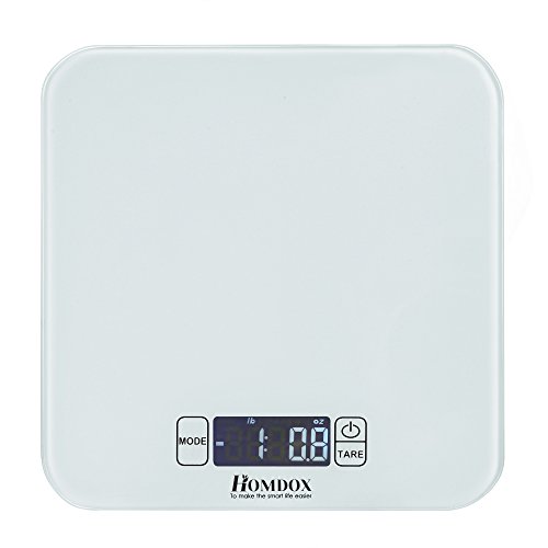 Homdox Digitale Küchenwaage Tara-Funktion 15Kg/1g Hohe Präzision Mini Multifunktionale Electronische Waage