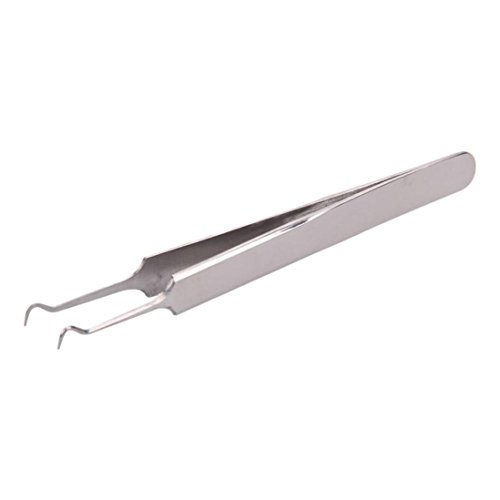 Tefamore 4 Stücke Mitesserentferner Komedonenquetscher Set Aus Edelstahl Doppelseitig Nagelhautschieber Werkzeug,Gesichts-Akne-Spot Comedone Pimple Remover Extractor Tool - 6