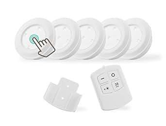 LED LOVERS LED Einbaustrahler mit Fernbedienung für Küche, Treppen und