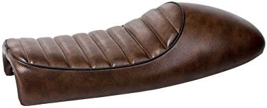 Highway Hawk HHC53-4021VB Seat Cafe Racer Classic Type 4 Tuck 'N Roll Vintage Brown Full covered Seat Length - 52cm Width - 19/25cm - Height - 12.5cm universal hardware kit included