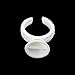 Approx.100pcs Eyelash Extension Disposable Glue Holder Rings 2-Slot S