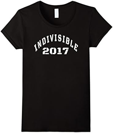 Women's Indivisible 2017 Political T-Shirt Medium Black