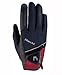 Produktbild Roeckl sports ROECKL Handschuhe MADRID Comfort Cut, schwarz / rot, 6.5