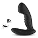 Produktbild Prostatamassage-Vibrator für Männer Zweimotorige Vibration Kabellose Fernbedienung 10 Frequenz Männlicher Masturbation, Black