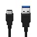 Produktbild Orzly® USB 3.0 Type C (USB-C) to Type A (USB-A) Schwarze Kabel (1M) für die Verwendung mit OnePlus 2, Nexus 5X, Nexus 6P, und sonstige Typ-C Unterstützte Smartphones & Tablets