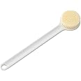 ECVV Body Brush Long Handle Bath Brush Soft Body Scrubber Shower Exfoliator Scrub Skin Massager Nylon Cleaning Brush Bathroom Accessories