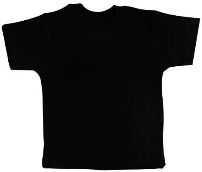 BabywearUK BABY T-SHIRT - Black - 6-12 months - British Made