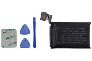 Vvsialeek Batería para reloj A1847 compatible con Watch Series 3 38 mm GPS + LTE Celular versión A1847 con kit de herramientas
