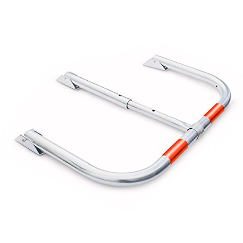 Relaxdays Parkplatzsperre manuell mit Schloss und Leuchtmarkierung, 10017409 - 3